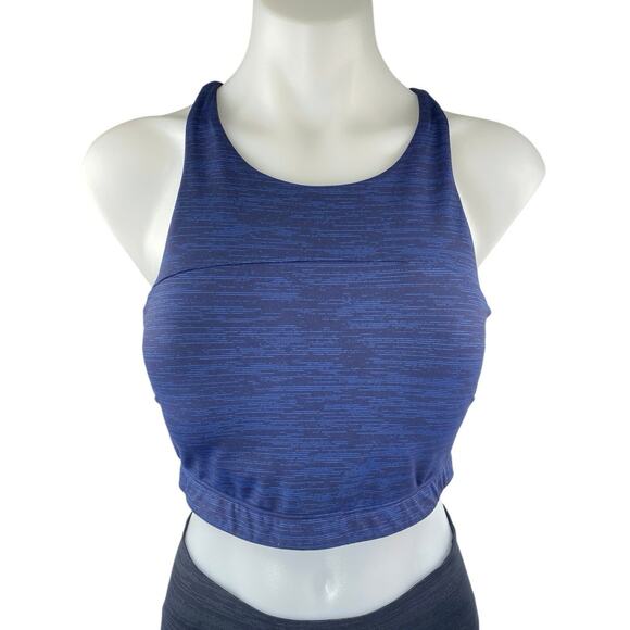 Outdoor Voices Tech Sweat Women's Blue Activewear Workout Yoga Matching Set Sz S - Picture 3 of 5